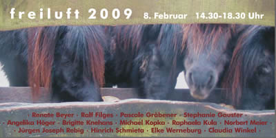 Einladungskarte Freiluft 2009