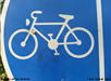 Gereon Inger, Fahrradzeichnung aus Fahrrädern.